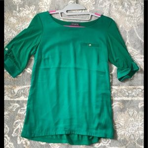The Limited green shirt size xs